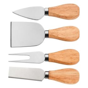 Stainless Steel Cheese Knife Set Kitchen Baking Knife Household Butter Cheese Knife Pizza Knife Fork Shovel (storage Box Not Included)