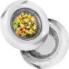 2pcs 4.5 Kitchen Sink Strainer Stopper Stainless Steel Drain Basket Waste Plug