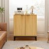 Bamboo 2 door cabinet; Buffet Sideboard Storage Cabinet; Buffet Server Console Table; Accent Cabinet; for Dining Room; Living Room; Kitchen; Hallway