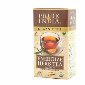 Energize Ayurveda (Tulsi Black) Tea, Bulk Pack (500 Tea Bags) 500ct oz