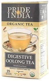 Pride Of India - Organic Oolong Tea;  25 Tea Bags 2.1 oz