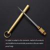 Titanium Alloy Toothpick Brass Creative Combination Stainless Steel Portable Toothpick Fruit Toothpick