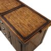 Kabili Kitchen Cart; Antique Tobacco YF