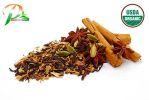 WHOLETEA Natural Chai Royale, 4 oz(113.5 gm) Full Leaf Gourmet Jar - Makes 55 Cups - Medium Caffeine - Spice Chai