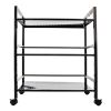 Widen 3 Tiers Multi-functional Storage Cart Black