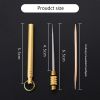 Titanium Alloy Toothpick Brass Creative Combination Stainless Steel Portable Toothpick Fruit Toothpick