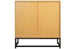 Bamboo 2 door cabinet; Buffet Sideboard Storage Cabinet; Buffet Server Console Table; Accent Cabinet; for Dining Room; Living Room; Kitchen; Hallway