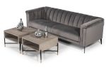 Modrest Walker Modern Concrete &amp; Metal Coffee Table