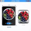 Kitchen Scale Digital Food Scales Bascula Electronic Cooking Scale Weight Touch Screen Glass Top Diet 5kg/11Lbs Accuracy 5 Core K 43