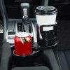 2 In 1 Car Cup Holder Extender Adapter 360Ã‚Â° Rotating Dual Cup Mount Organizer Holder For Most 20 oz Up To 5.9in Coffee Bottle