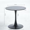 Tulip Special Dining Table; BLACK marble color top; MDF Dining Table ; Kitchen Table; exective desk