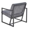 Modern design high quality fabric (GREY)+ steel armchair; for Kitchen; Dining; Bedroom; Living Room