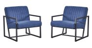 Modern design high quality fabric(BLUE) + steel armchair; for Kitchen; Dining; Bedroom; Living Room