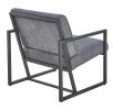 Modern design high quality fabric (GREY)+ steel armchair; for Kitchen; Dining; Bedroom; Living Room