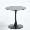 Tulip Special Dining Table; BLACK marble color top; MDF Dining Table ; Kitchen Table; exective desk