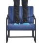 Modern design high quality fabric(BLUE) + steel armchair; for Kitchen; Dining; Bedroom; Living Room