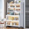 JoybosÃ‚Â® Metal Kitchen Pantry Storage Cabinet with DIY Pegboard Wall