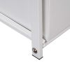 Metal Kitchen Cabinet Organizer with Drawers, White