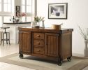 Kabili Kitchen Cart; Antique Tobacco YF