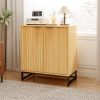 Bamboo 2 door cabinet; Buffet Sideboard Storage Cabinet; Buffet Server Console Table; Accent Cabinet; for Dining Room; Living Room; Kitchen; Hallway