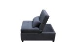 Cozy Castle Sleeper Chair, Convertible Chair Bed, 4 in 1 Ottoman Bed, Pull Out Sofa Bed, Linen Fabric Chaise Lounge, for Living Room/Small Apartment