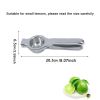 1pc Stainless Steel Lemon Squeezer Press; Hand Juicer Kitchen Tool