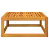 Coffee Table 26.8"x26.8"x11.4" Solid Acacia Wood