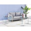 Small Clear Glass Side &amp; End Table; Tempered Glass End Table Small Coffee Table