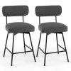 Bar Height Upholstered Kitchen Dining Chairs Swivel Bar Stools