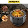 Portable Smokeless Fire Bowl For Picnic Camping Backyard