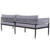 Light luxury style outdoor suit combination With 1 Love Sofa; 2 Single Sofa; 1 Coffee Table