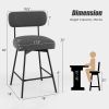 Bar Height Upholstered Kitchen Dining Chairs Swivel Bar Stools